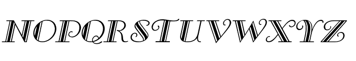 Gallery Italic Font LOWERCASE
