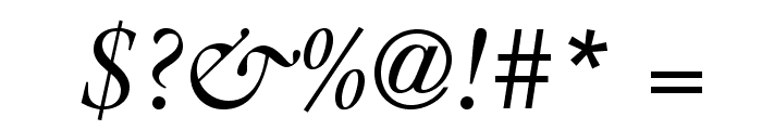 GalliardStd-Italic Font OTHER CHARS