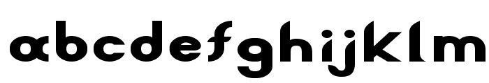 Gamadyne-ExpandedBold Font LOWERCASE