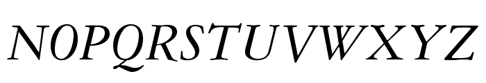 Garamond3LTStd-Italic Font UPPERCASE
