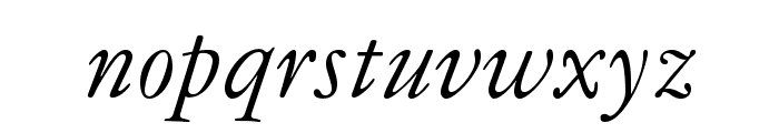 Garamond3LTStd-Italic Font LOWERCASE