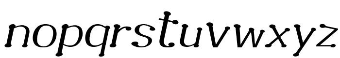 Garandrun-BoldItalic Font LOWERCASE