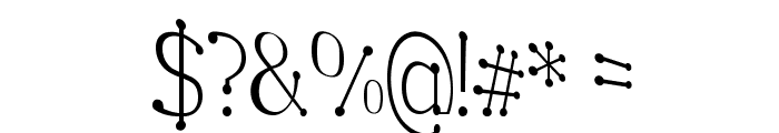 Garandrun-CondensedRegular Font OTHER CHARS