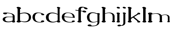 Garandrun-ExpandedBold Font LOWERCASE