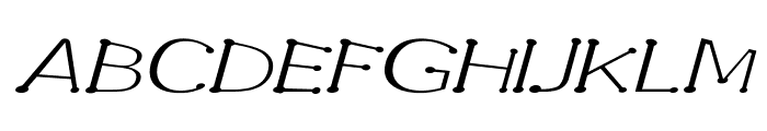 Garandrun-ExpandedItalic Font UPPERCASE