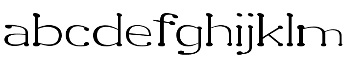 Garandrun-ExpandedRegular Font LOWERCASE