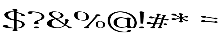 Garandrun-ExtraexpandedBold Font OTHER CHARS