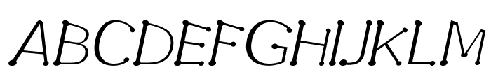 Garandrun-Italic Font UPPERCASE