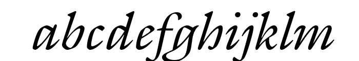 Gareth-Italic Font LOWERCASE