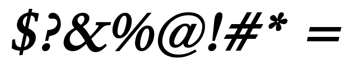 Garrick Bold Italic Font OTHER CHARS
