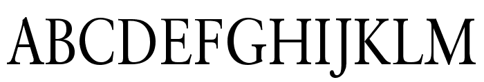 Garrick Condensed Normal Font UPPERCASE