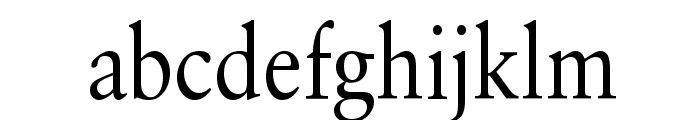 Garrick Condensed Normal Font LOWERCASE