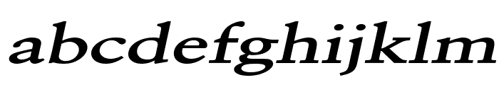 Garrick Extended BoldItalic Font LOWERCASE