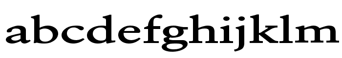 Garrick Extended Bold Font LOWERCASE