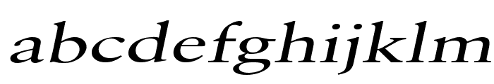 Garrick Extended Italic Font LOWERCASE