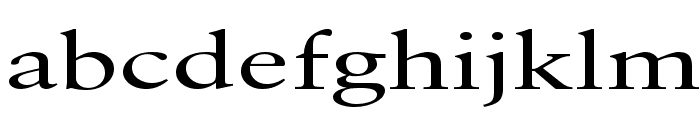 Garrick Extended Normal Font LOWERCASE