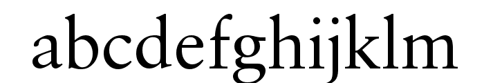 Garrick Normal Font LOWERCASE