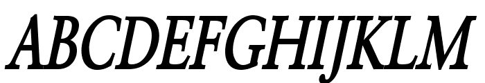 Garrick Thin Bold Italic Font UPPERCASE