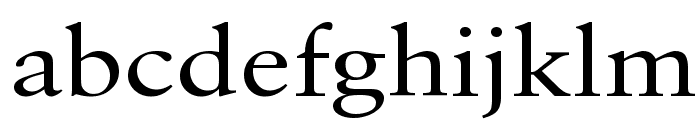 Garrick Wide Normal Font LOWERCASE