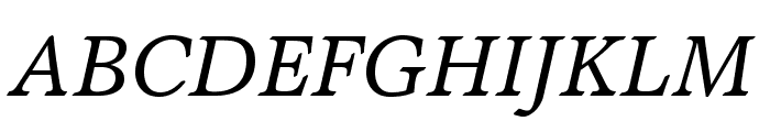 GarthGraphicStd-Italic Font UPPERCASE