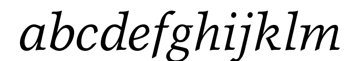 GarthGraphicStd-Italic Font LOWERCASE