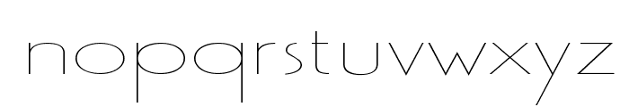 Gaston Extended Normal Font LOWERCASE