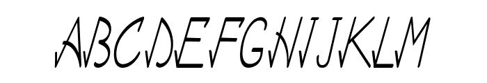 Gavol-CondensedRegular Font UPPERCASE