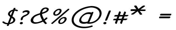 Gavol-ExpandedBold Font OTHER CHARS