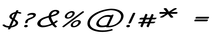 Gavol-ExtraexpandedBold Font OTHER CHARS