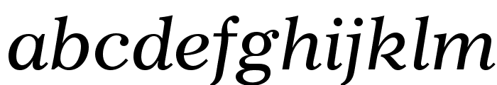 GazetteLTStd-Italic Font LOWERCASE