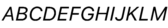 Galvji Oblique Font UPPERCASE
