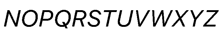 Galvji Oblique Font UPPERCASE