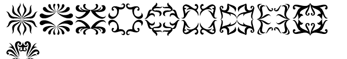 Gaia Dingbats Font OTHER CHARS