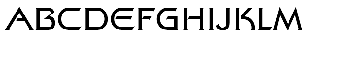 Galaxy Regular Font UPPERCASE