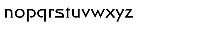 Galaxy Regular Font LOWERCASE