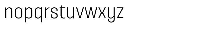 Galeana Condensed Regular Font LOWERCASE