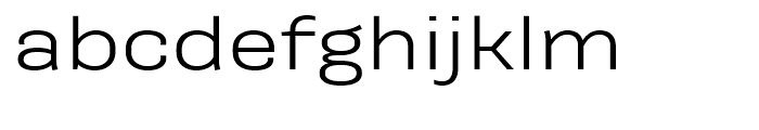 Galeana Extended Regular Font LOWERCASE