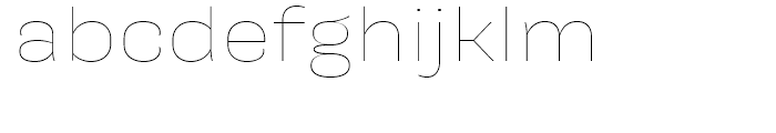Galeana Extended Thin Font LOWERCASE