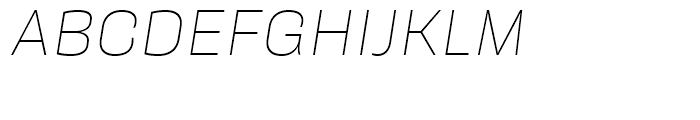 Galeana Standard Light Italic Font UPPERCASE