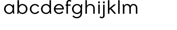 Galeb Regular Font LOWERCASE