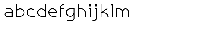 Galexica Regular Font LOWERCASE