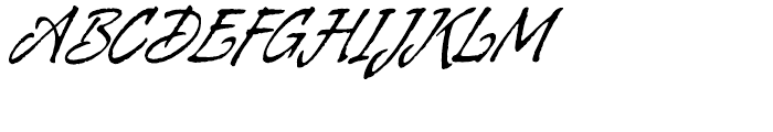 Galgo Script Regular Font UPPERCASE