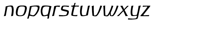 Galicia Light Italic Font LOWERCASE