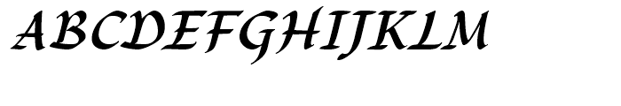 Gallegos Medium Italic Font UPPERCASE