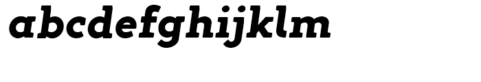 Gambero ExtraBold Italic Font LOWERCASE