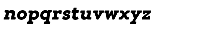 Gambero ExtraBold Italic Font LOWERCASE