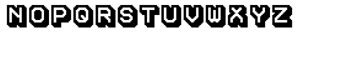 GameOver Shaded Font LOWERCASE