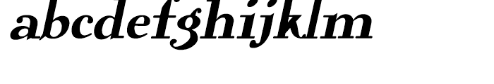 Gans Antigua Italic Font LOWERCASE