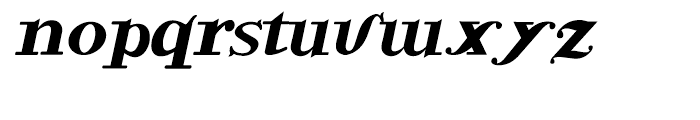 Gans Antigua Italic Font LOWERCASE