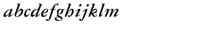 Garamond 3 Bold Italic Font LOWERCASE
